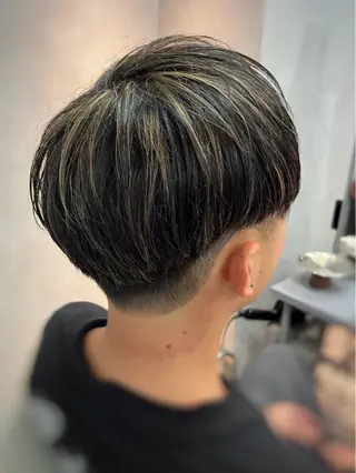 ミディアム カラー パーマ ヘアアレンジ メンズ キッズ TOON 川崎店 👫🏼橋本貴志のヘアスタイル