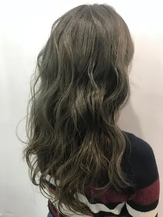 ロング カラー メンズ縮毛矯正 細谷碧海のヘアスタイル