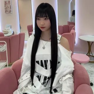 ロング シールエクステの女神 🍑Momo🍑のヘアスタイル