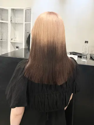 セミロング カラー HARU//原宿🤍 リピート率NO.1のヘアスタイル