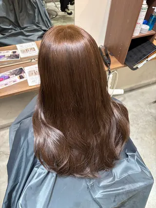 セミロング カラー うる艶カラー ✨🧸KOTAROのヘアスタイル