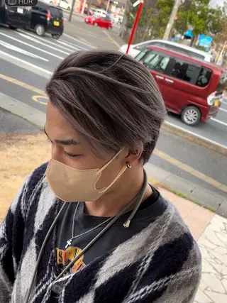 ショート カラー メンズ EARTH石巻店 尾形  裕のヘアスタイル