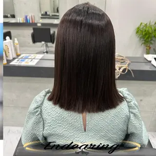 カラー 柳田 怜那/銀座 Endearingのヘアスタイル