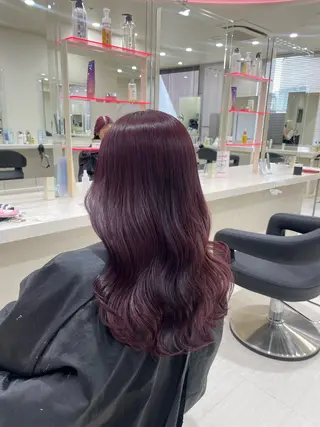 カラー 🍒ブリーチなし🍒 暖色🍒YUUNAのヘアスタイル