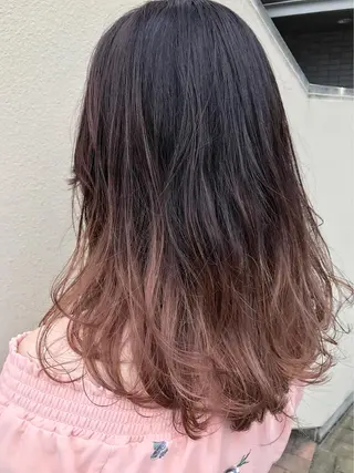 セミロング カラー 上條 航平のヘアスタイル