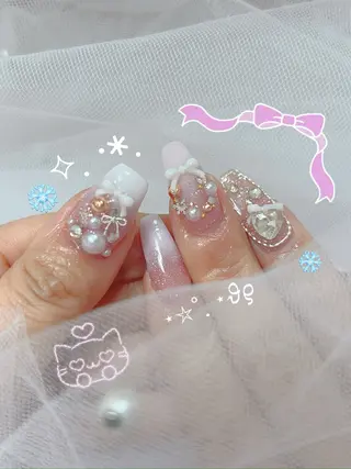ミディアム Piacere 絵美のネイルデザイン