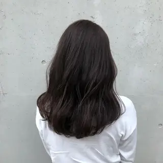 ロング カラー 酸性縮毛矯正🧴韓国 レイヤー/髪質改善のヘアスタイル