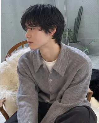 ミディアム メンズ Pia ツボイ ケイタのヘアスタイル