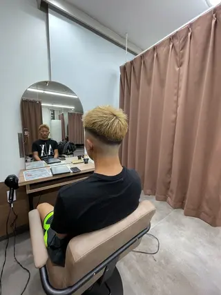 メンズ 登 愛のヘアスタイル