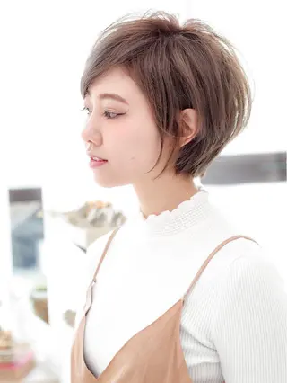 ショート カラー パーマ ヘアアレンジ メンズ キッズ ネイル マツエク・マツパ 永野 良一のヘアスタイル