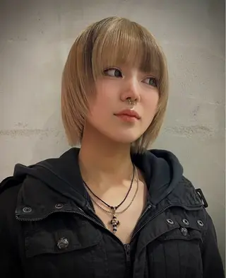 ショート 渋谷/ケアブリーチ 特化🌟ひかるのヘアスタイル
