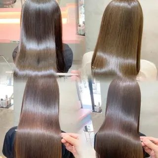 ロング レイヤー/髪質改善 /透明感カラーユウトのヘアスタイル