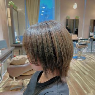 カラー ほんだ りおんのヘアスタイル