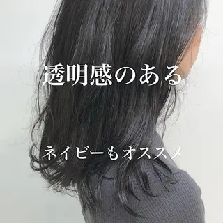 ミディアム カラー レイヤーボブ/ボブ 仲川和人のヘアスタイル