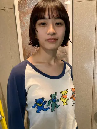 ショート 🧚🏼ボブパーマ 歩美のヘアスタイル