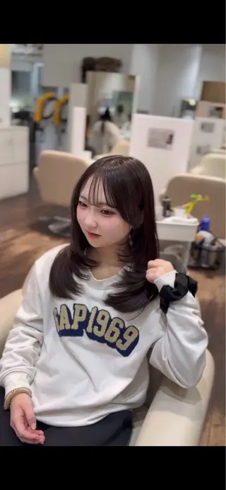 ミディアム 清水 柊人のヘアスタイル