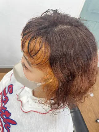 ショート カラー 青木 優歩のヘアスタイル