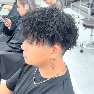 ショート パーマ ヘアアレンジ メンズ フウト/メンズカット /メンズパーマのヘアスタイル
