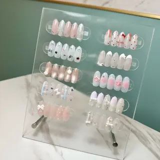 ネイル nami🐰🎀 ガーリー/堺筋本町のネイルデザイン