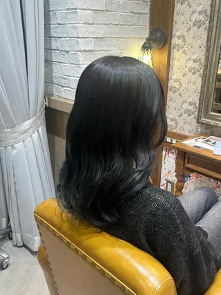ミディアム 無料カットモデル いけだあいりのヘアスタイル