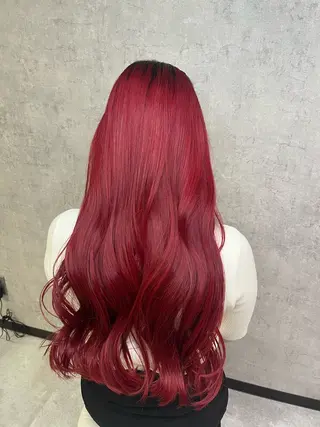 ロング カラー KAEDE🎀 縮毛矯正&パーマ特化のヘアスタイル