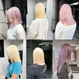セミロング カラー サイトウ ダイチのヘアスタイル