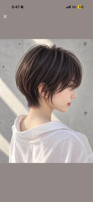 ショート カラー 無料募集/大人可愛い ショートカット 日向のヘアスタイル