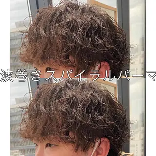 ミディアム パーマ メンズ 似合う髪型見つけます AYAKAのヘアスタイル