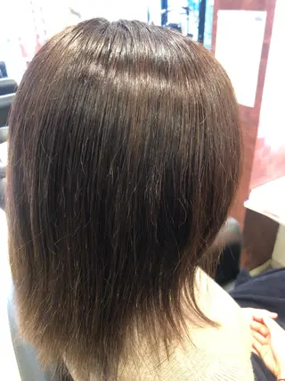ミディアム カラー 織田 英之のヘアスタイル