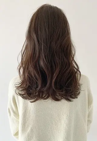 ロング カラー ボブ、縮毛矯正👑 心斎橋/高城涼也のヘアスタイル