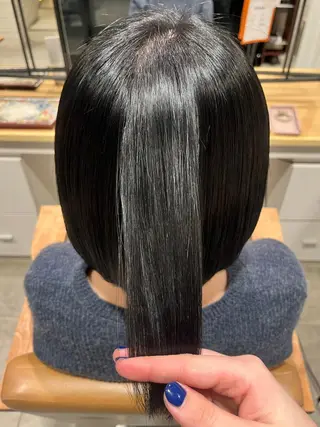 ミディアム カラー アサノ メグミのヘアスタイル