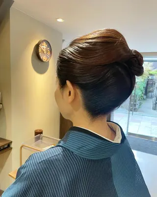 ロング 神谷 亜結美のヘアスタイル
