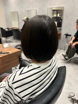ショート 髙田 千華 髪質改善ストレートのヘアスタイル