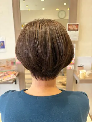 ショート カラー Keita 白髪ぼかしのヘアスタイル