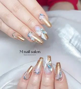ネイル M🌷nail 長さだし専門店のネイルデザイン