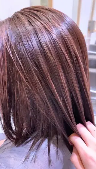 ロング カラー ARMONY秋山輝也 コテ巻き風パーマ特化のヘアスタイル