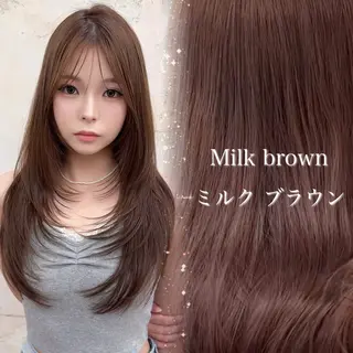 ロング カラー 寺田 鼓捺/艶髪 /透明感カラーのヘアスタイル