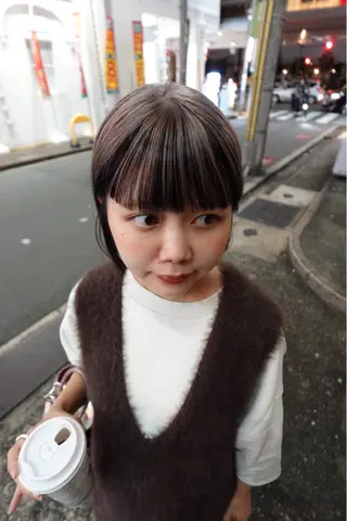 ショート カラー スダユーヤ 💫推しカラーウルフのヘアスタイル