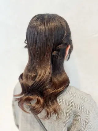 ヘアアレンジ 🫧みひろ🫧カット カラーモデル募集のヘアスタイル