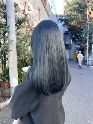 ロング カラー ブリーチなし/カラー 専門店ASOBIのヘアスタイル