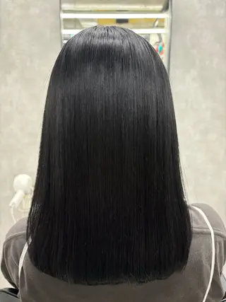 ロング カラー 梅雨対策すぐ巻ける ☔️縮毛矯正勝倉　麗のヘアスタイル