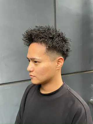 ショート パーマ メンズ ショートスタイル RYOSUKEのヘアスタイル