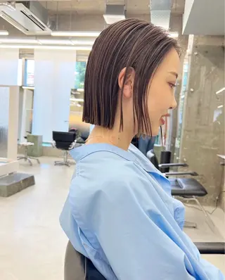 ショート HINA/栄/ボブ/ ボブパーマ/インナーのヘアスタイル