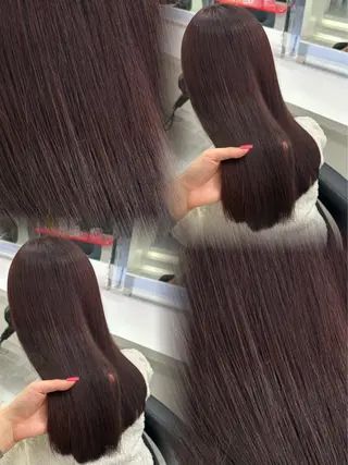 カラー Ma2Ri /ゆるふわ暖色カラーのヘアスタイル