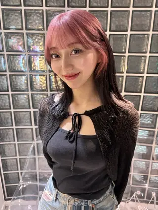 ミディアム Noe🎀 梅田美容師のヘアスタイル