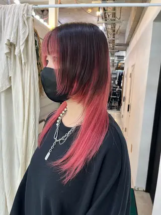 セミロング カラー GiseL 博多筑紫口店のヘアスタイル