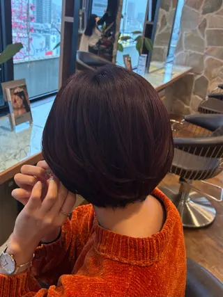 ショート 山本 睦のヘアスタイル