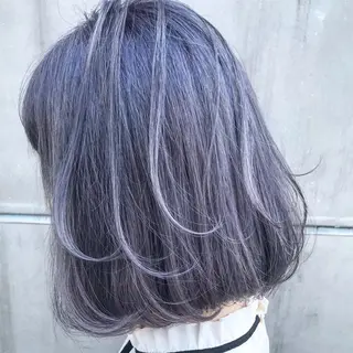 ミディアム カラー 【渋谷で人気】艶髪× 髪質改善/ツヤカラーのヘアスタイル