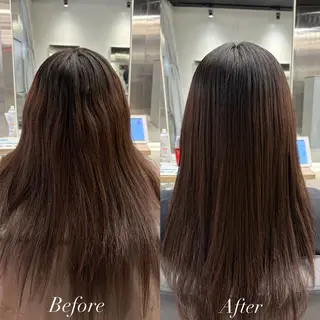パーマ ななみ𝜗𝜚透明感 /レイヤー/まつパのヘアスタイル