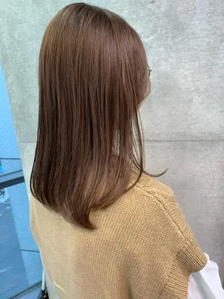 ミディアム 似合わせヘア✔️ 店長 オオキアキヒロのヘアスタイル